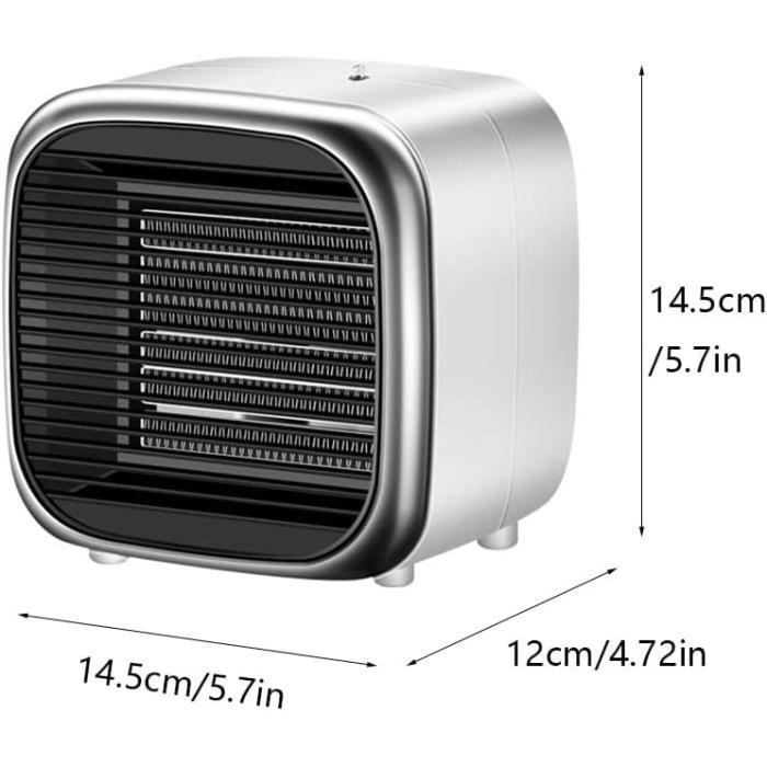 Nouveau 800W Chauffage Rapide Économie D'Énergie Espace Chauffé Mini  Radiateur Électrique Haute Puissance Élément Chauffant S[N3327]