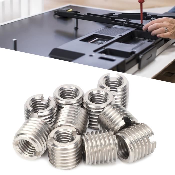 Inserts filetés - HURRISE - Kit de 10 - Acier inoxydable 303 ...