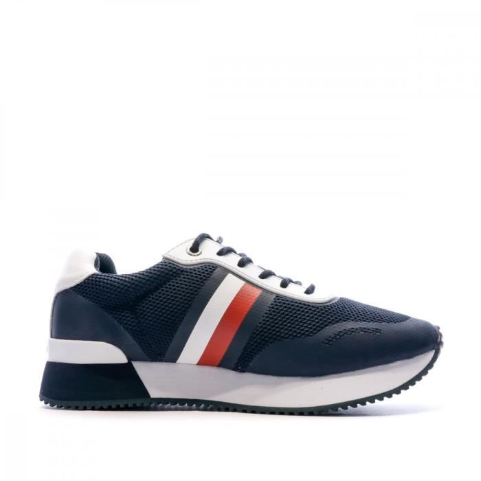 Baskets Bleu Femme Tommy Hilfiger Annie Bleu Cdiscount Chaussures