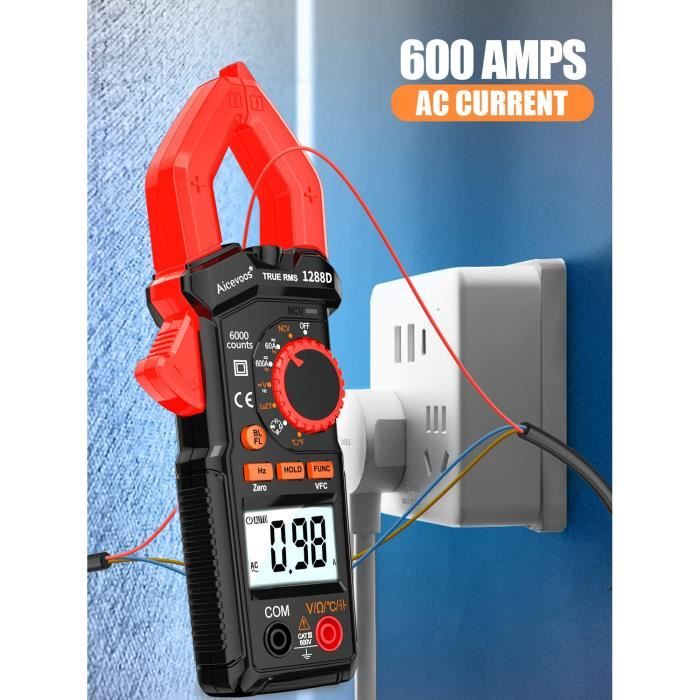 Testeur d'électricité : Pince ampèremétrique AC 600 A