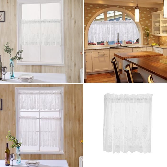 PONY DANCE Rideau Voilage - Voilage De Fenêtre - Rideaux à Oeillets