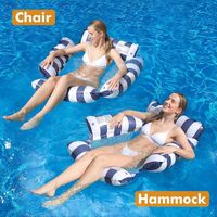 Hamac Gonflable Piscine 4 en 1, Bouée Adulte avec Filet, Fauteuil Flottant 120 cm pour Piscine/Plage XSHWYAN - Jeux - Jouets Hamac Gonflable Piscine 4 en 1, Bouée Adulte avec Filet, Fauteuil Flottant 120 cm pour Piscine/Plage XSHWYAN - Jeux - Jouets