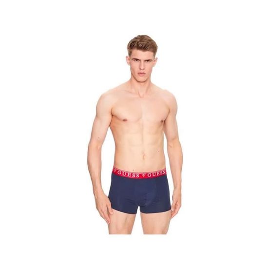 Boxer Guess Homme pack x3 Triangle Multicolor Coton Multicolore Cdiscount Pret a Porter