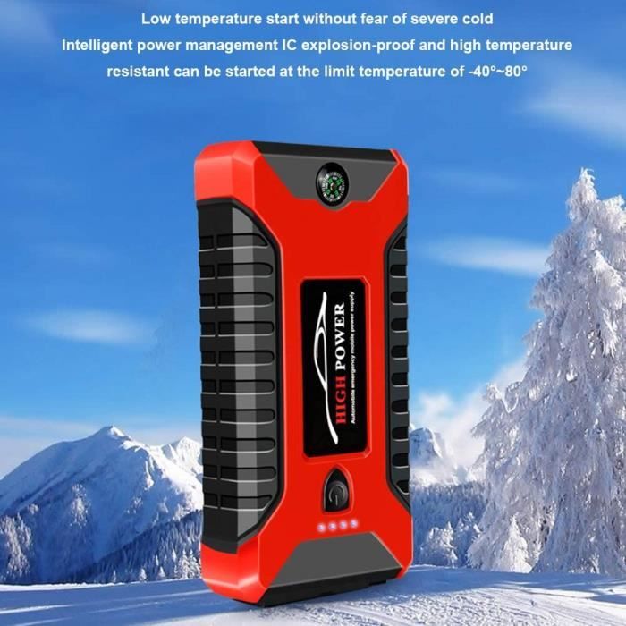 Power Bank Batterie Externe Voiture Jump Starter 12V Auto Emergency Starter  Booster pour Automobile, Moto, Camions, SUV[194] - Cdiscount Auto