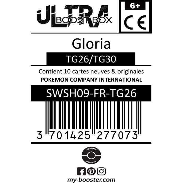 Carte Pokémon Gloria TG26/TG30 de la série Stars Étincelantes en vente au  meilleur prix