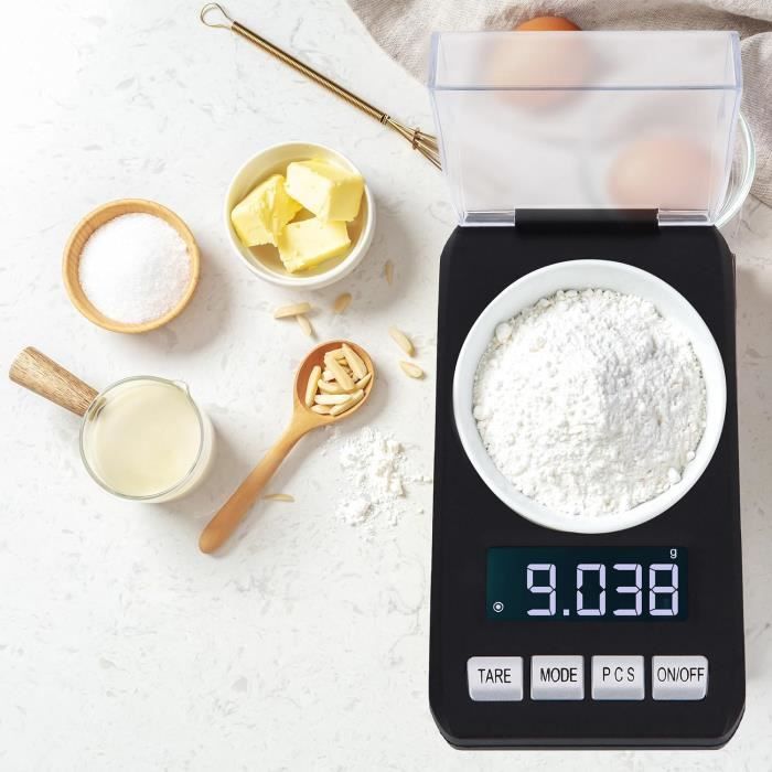 Diyife Balance De Précision 500g/0,01g, Balance Cuisine/Balance De Poche/Balances De Bijoux Haute Precision Ecran Lcd Fonction Tarepcs2 Plateaux 92002514
