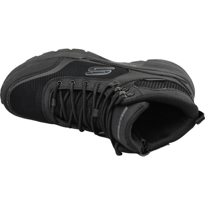 Chaussures d hiver Skechers Escape Plan 2.0 51705 BBK Homme Lacets Caoutchouc Noir Noir Cdiscount Chaussures