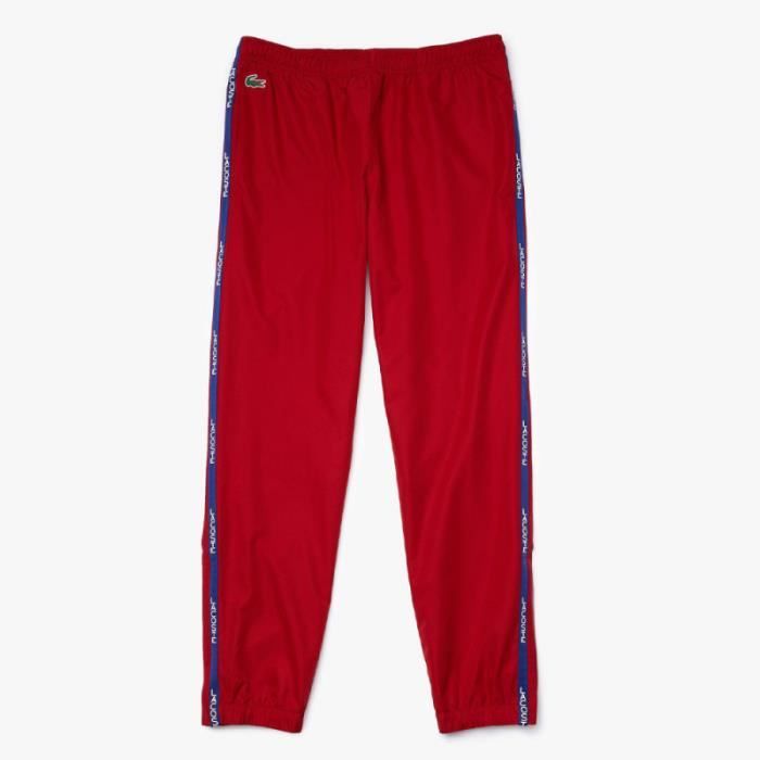 Ensemble de survetement Lacoste SPORT Rouge Bleu Rouge Cdiscount Pret a Porter