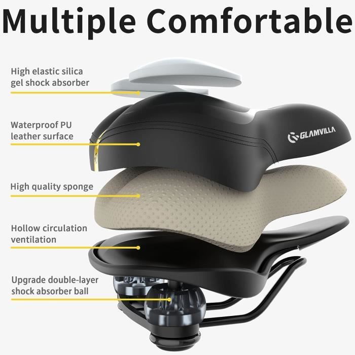 Selle de velo homme ultra confortable store