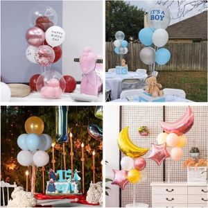 Décoration Anniversaire Fille De 5 Ans, 42 Pièces De Ballons Roses Et Accessoires Pour Fete Denfants