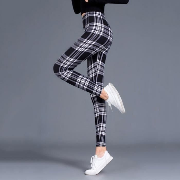 Legging deals à carreaux