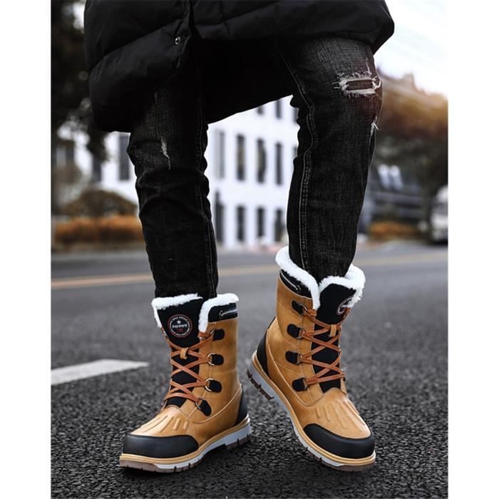 Bottes de neige pour hommes haute qualité imperméables - Main Image