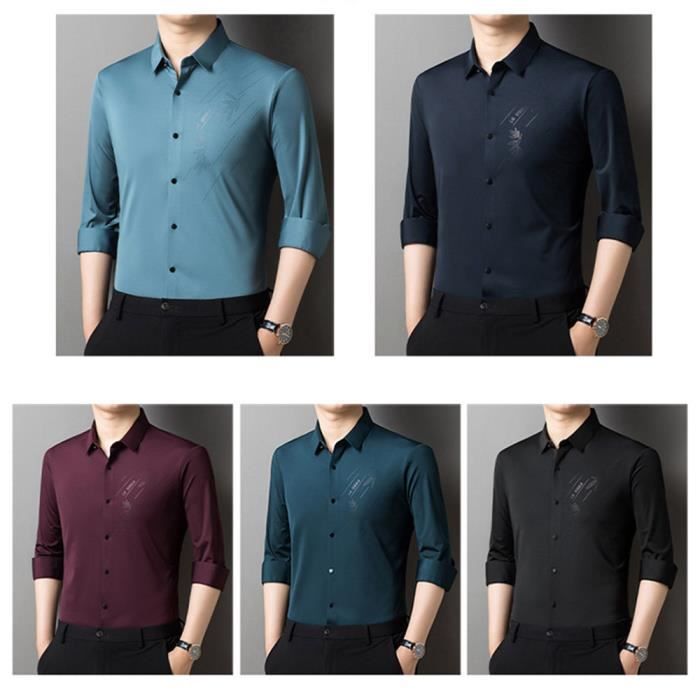 Chemise homme best sale vert foncé