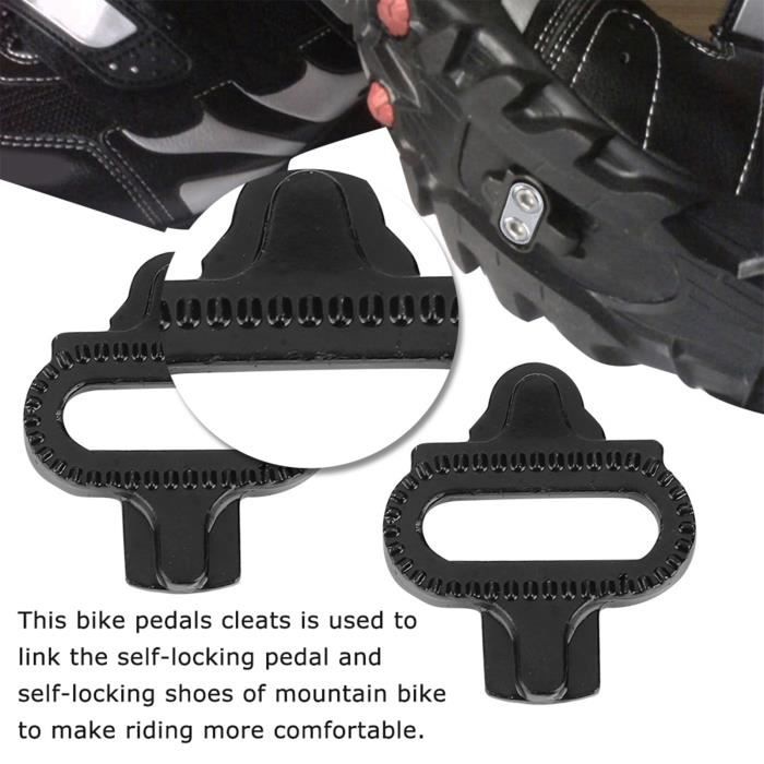 Chaussures de Velo Taquet Chaussures a Pedale Autobloquantes en Acier Taquets Piece de Rechange pour VTT et Cyclisme en Salle HJ011 Cdiscount Sport