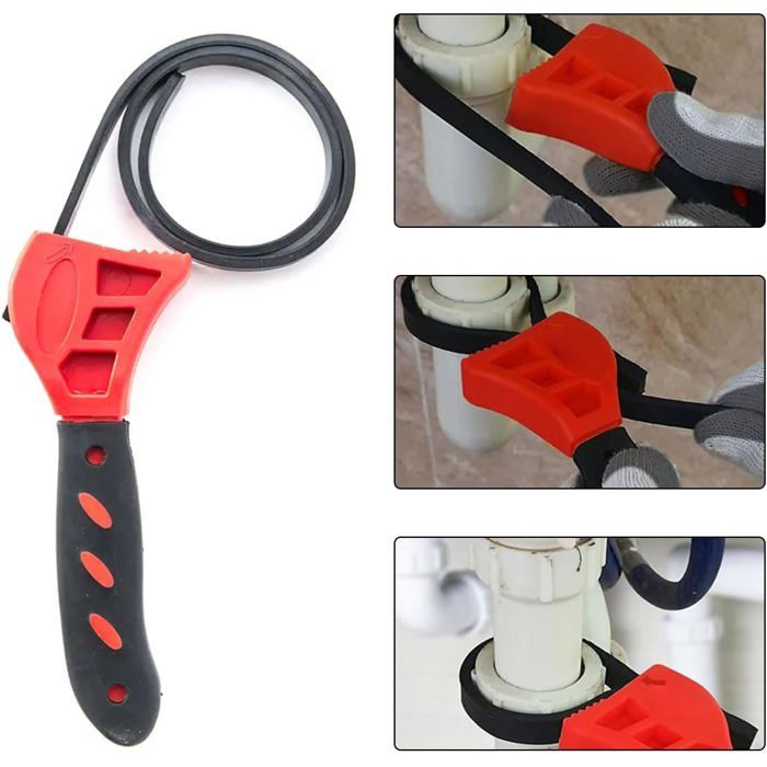 Clé à Sangle Pour Filtre à Huile - 21mm - Pour Voiture, Tracteur - Sangle Nylon Renforcée