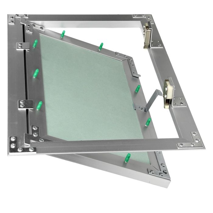 Trappe De Révision En Aluminium 300x300 Mm - Pour Plaques De Plâtre (rigips) - Revêtement Tapissable - Neuf