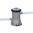 Kit Piscine hors sol tubulaire BESTWAY - Power Steel™ - 427 x 250 x 100 cm - Ovale + Robot aspirateur Frisbee-5