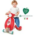 Trotteur - Baby Clementoni - Mon premier scooter - 100% recyclé - Rouge - Mixte - 12 mois-5