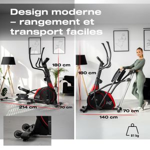 Vélo elliptique avec roue d'inertie 12kg Cdiscount