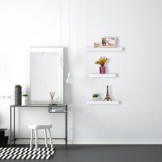 Relaxdays Étagère à 4 niveaux spacieux, MDF & bambou, HLP : 120 x 60 x