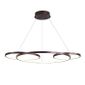 Lampe Suspension Led Moderne Design Trois Anneaux Cafe Plafonnier