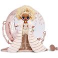 LOL Surprise Holiday OMG 2021edition collector Poupée Mannequin de Collection - NYE Queen avec Tenues dorées-0