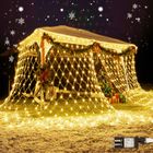LAPAMAX Filet Lumineux Guirlande lumineuse maille IP44 Blanc chaud 4x6M 660LEDs,Minuterie, Mémoire,8 mode,Pour Jardin,Noël,Fête