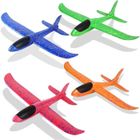 Lot de 4 avions planeurs lancés à la main de 38 cm pour enfants, avion en mousse, avion en polystyrène, modèle d'avion en mousse - Jeux - Jouets