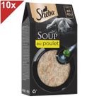 Friandise - SHEBA - Soupe - 40 Sachets fraîcheur au poulet - Chat - Petit - Adulte