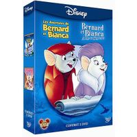 DISNEY CLASSIQUES - Coffret de 2 DVD Les Aventures de Bernard et Bianca + Bernard et Bianca au pays des kangourous