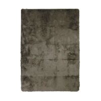 NEO YOGA - Tapis de salon ou chambre - Microfibre extra doux - 190 x 290 cm - Taupe