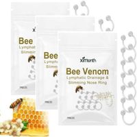 Anneau de nez à venin d'abeille pour drainage lymphatique et amincissant Anneau de nez venin d'abeille pour drainage lymphatique