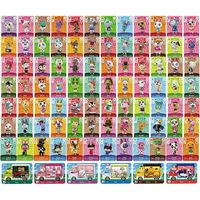 90pcs Mini NFC Cartes pour ACNH Animal Crossing New Horizons Amiibo Cards Compatible avec Switch/Switch Lite/Wii U/New 3DS