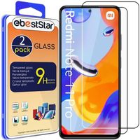 ebestStar ® pour Xiaomi Redmi Note 11 Pro, 5G - Pack x2 Verre trempé Protection Ecran Vitre anti-rayure, pose sans bulles