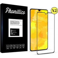 Verre Trempe pour Huawei P30 [Pack 2] Film Transparent Intégral Bord Noir Vitre Protection Ecran Phonillico®