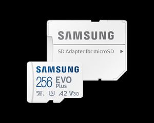 Samsung Evo Plus Carte microSD SDXC 256 Go UHS I V30 A2 Application jusqu a 160MB s nouvelle arrivee 2024 Cdiscount Appareil Photo