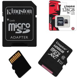 QILIVE Carte mémoire Micro SDXC - 128 Go + Adaptateur SD pas cher