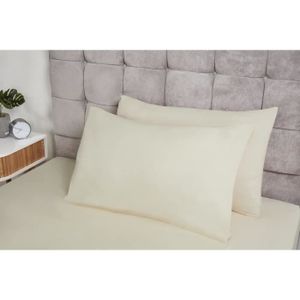 TAIE D'OREILLER Taies d'oreiller Lyla - Marque Lyla - Couleur Crème - Dimensions Pillowcase (Pair)