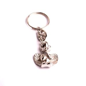 Depesche 7518-008 Porte-clés ange gardien en métal avec ange porte-bonheur,  porte-clés et message d'amour pour offrir à un membre de la famille, à un