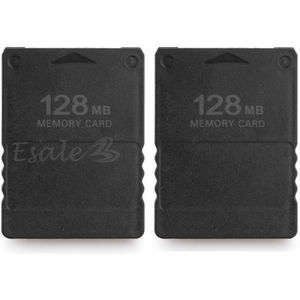 Carte mémoire Aigend 256M Carte mémoire 8M-256M Haute Vitesse pour 2 PS2 Slim Console Jeux Accessoires 64M 