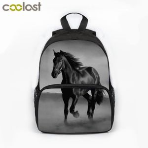 SAC À DOS Sac à dos d'école étanche - Cool - Animal cheval i