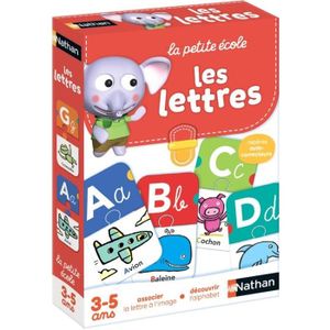 JEU D'APPRENTISSAGE NATHAN La Petite Ecole - Les Lettres