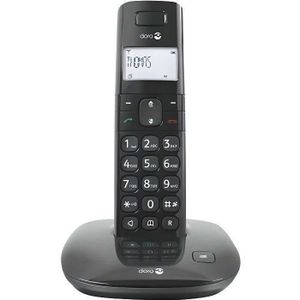 Téléphone fixe DORO Téléphone sans fil Comfort 1010 - DECT - Noir