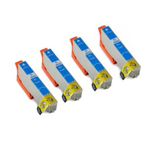 CARTOUCHE IMPRIMANTE 4 Cyan encre cartouches pour Epson XP-510 XP-520 X