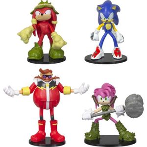 FIGURINE - PERSONNAGE Figurines articulées SONIC - Collection de 4 perso