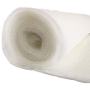 OUATE POLYESTER BLANCHE 300G/M2 - largeur 80cm