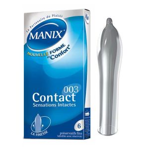 PRÉSERVATIF Manix Contact 6 préservatifs