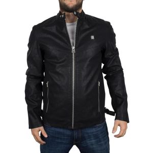 veste cuir g star homme