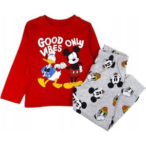 PYJAMA Ensemble pyjama Disney Mickey et Donald enfant garçon rouge