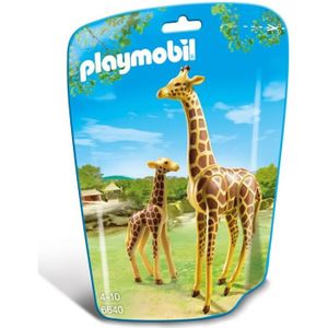 UNIVERS MINIATURE PLAYMOBIL - City Life Le Zoo - Girafe et Girafon -